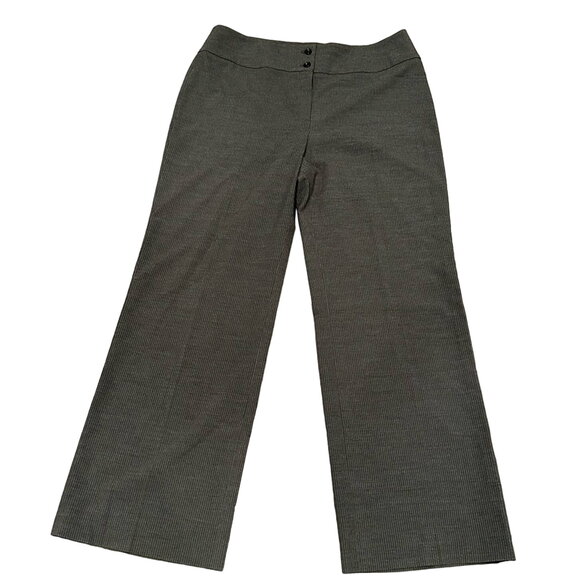 Evan Picone Womens Dress Pants Pin Stripe Size 14 Stretch - Picture 1 of 3